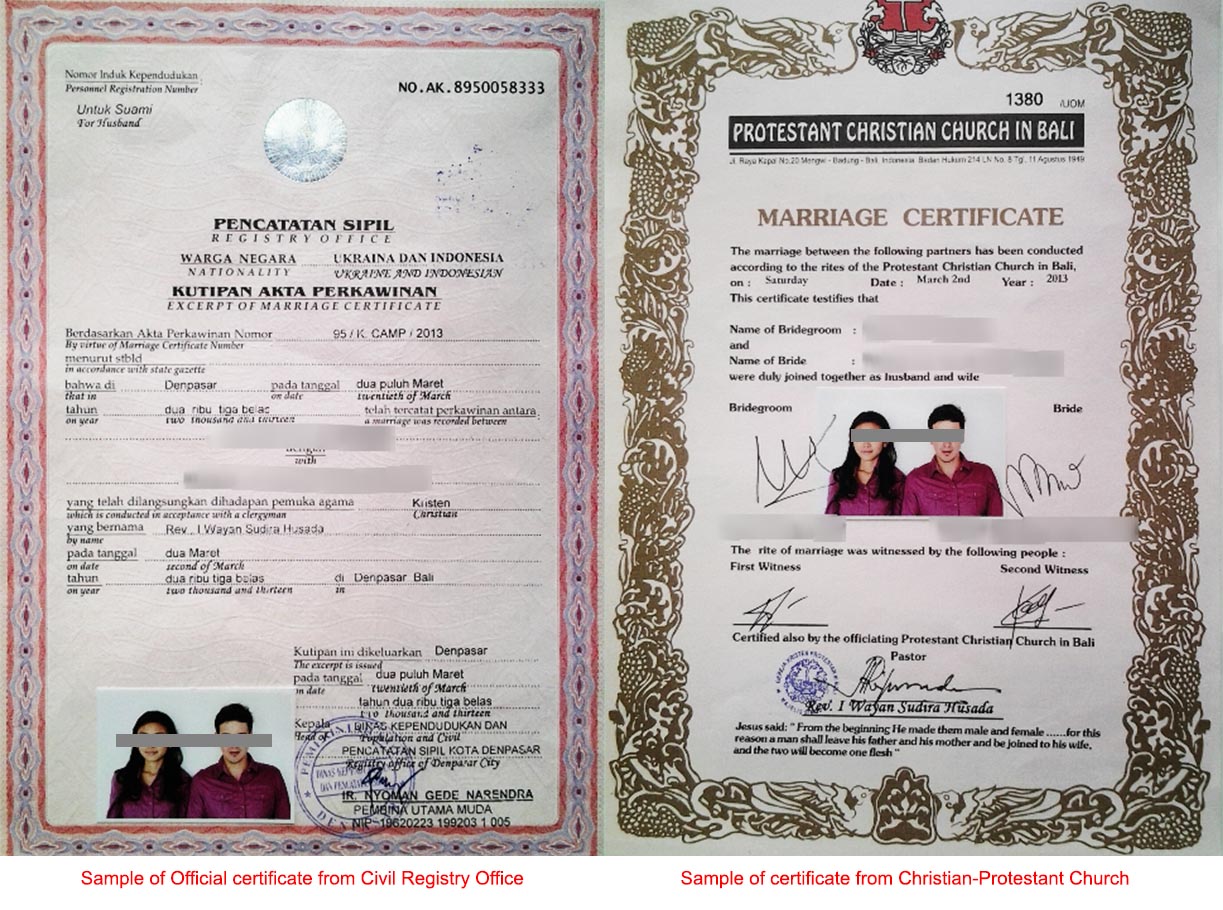 Official Real Marriage Certificate