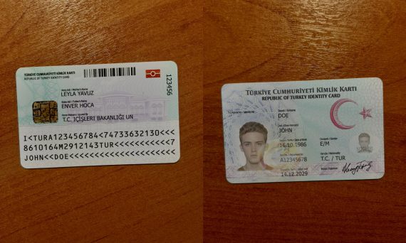 Buy Turkish Identity Card | The Turkish ID contains @1!544