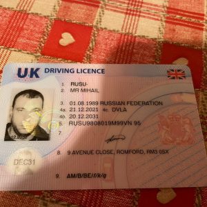 UK Driving Licence (DVLA)